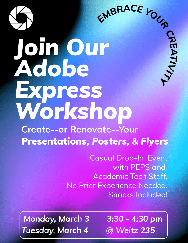 Adobe Express Poster by Daniel Ortiz